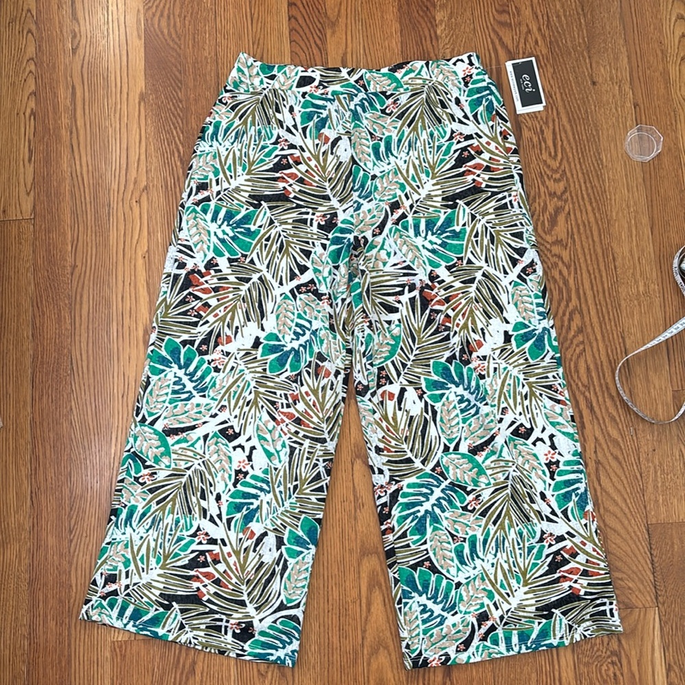 ECI floral loose pants